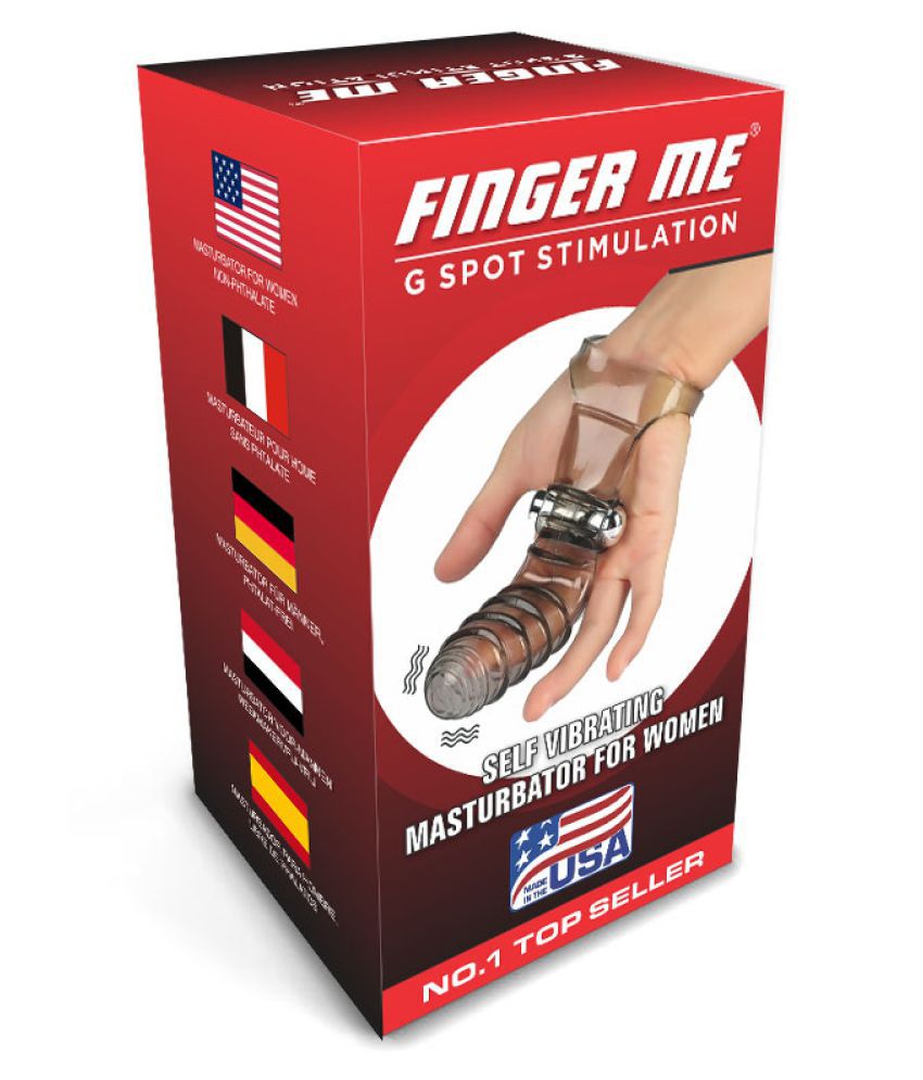 2 Finger Me Sleeve With Vibration For Couple