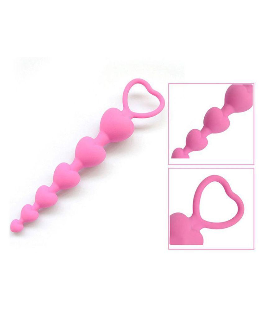 Silicone Heart Shaped Beads Toy